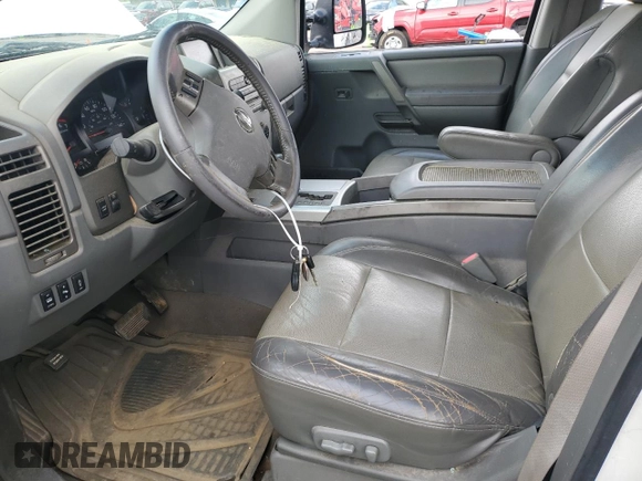 2006 Nissan Titan LE with VIN 1N6BA07A76N551183, listed as a Copart auction lot 53804515 with 216,816 mi miles and Salvage title. Bid and sale history available at DreamBid. Image 7.