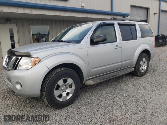 2012 Nissan Pathfinder S z VIN 5N1AR1NN4CC626315, wystawiony jako Copart lot #57136535 z przebiegiem 127 193 mil mil oraz Szkoda całkowita • Salvage title. Historia ofert i sprzedaży dostępna na DreamBid. Obrazek 1.