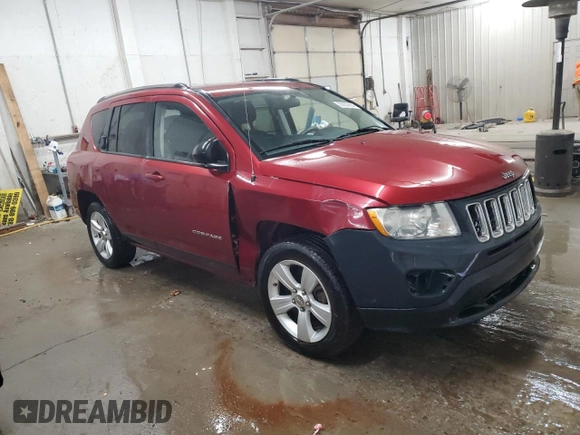 2012 Jeep Compass Sport with VIN 1C4NJCBB0CD640158, listed as a Copart auction lot 83050984 with 126,317 mi miles and Salvage Title. Bid and sale history available at carsss.com. Image 4.