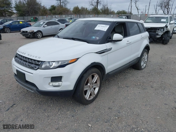2015 Land Rover Range Rover Evoque Pure Plus with VIN SALVP2BG5FH964975, listed as a IAAI auction lot 41714227 with 100,315 mi miles. Bid and sale history available at carsss.com. Image 18.
