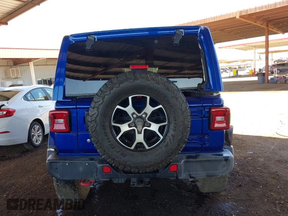 2020 Jeep Wrangler Unlimited Rubicon z VIN 1C4HJXFG1LW234257, wystawiony jako IAAI lot #42269173 z przebiegiem 44 335 mil mil oraz . Historia ofert i sprzedaży dostępna na DreamBid. Obrazek 17.