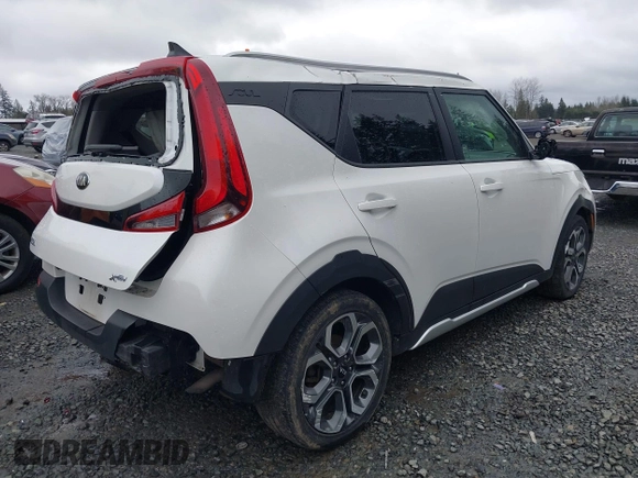 2020 Kia Soul LX with VIN KNDJ23AUXL7037845, listed as a IAAI auction lot 41659111 with 50,231 mi miles. Bid and sale history available at carsss.com. Image 4.