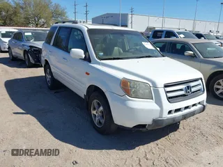 2008 Honda Pilot EX-L z VIN 5FNYF28598B027501, wystawiony jako IAAI lot #41806345 z przebiegiem 213 406 mil mil oraz . Historia ofert i sprzedaży dostępna na DreamBid. Obrazek 1.
