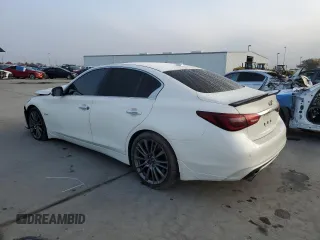 2019 Infiniti Q50 RED SPORT 400 with VIN JN1FV7AP3KM760311, listed as a Copart auction lot 84064674 with 47,397 mi miles and Salvage Title. Bid and sale history available at carsss.com. Image 2.