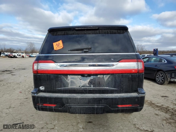 2020 Lincoln Navigator L Black Label with VIN 5LMJJ3TT9LEL06204, listed as a Copart auction lot 83835934 with 0 mi miles and Salvage Title. Bid and sale history available at carsss.com. Image 6.