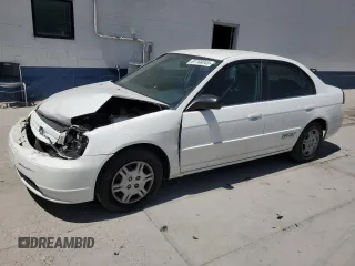 2002 Honda Civic z VIN 1HGEN26482L000067, wystawiony jako Copart lot #61768045 z przebiegiem 69 869 mil mil oraz Czysty tytuł • Clean title. Historia ofert i sprzedaży dostępna na DreamBid. Obrazek 1.