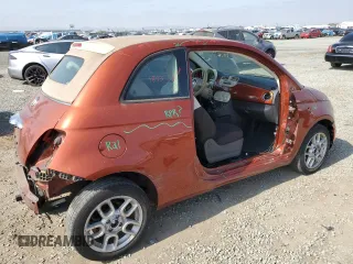 2012 FIAT 500 Pop with VIN 3C3CFFDR1CT347856, listed as a Copart auction lot 61759385 with 126,388 mi miles and Salvage title. Bid and sale history available at DreamBid. Image 3.