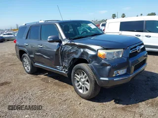 2010 Toyota 4Runner Trail with VIN JTEBU5JR7A5025985, listed as a IAAI auction lot 42002858 with 161,392 mi miles and . Bid and sale history available at DreamBid. Image 1.