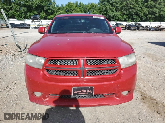 2012 Dodge Durango R/T with VIN 1C4SDHCT8CC260151, listed as a Copart auction lot 61675644 with 151,467 mi miles and Salvage title. Bid and sale history available at DreamBid. Image 5.