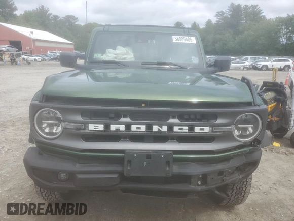 2022 Ford Bronco with VIN 1FMDE5BH8NLB01419, listed as a Copart auction lot 58089485 with 70,401 mi miles and Salvage title. Bid and sale history available at DreamBid. Image 5.