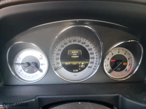 2013 Mercedes-Benz GLK-Class GLK 350 with VIN WDCGG8JB4DF998224, listed as a Copart auction lot 49622585 with 106,869 mi miles and Salvage Title. Bid and sale history available at carsss.com. Image 9.