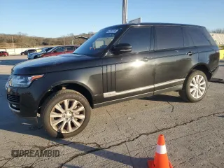2014 Land Rover Range Rover Supercharged with VIN SALGS3TFXEA171133, listed as a Copart auction lot 42797115 with 118,076 mi miles and Salvage title. Bid and sale history available at DreamBid. Image 1.