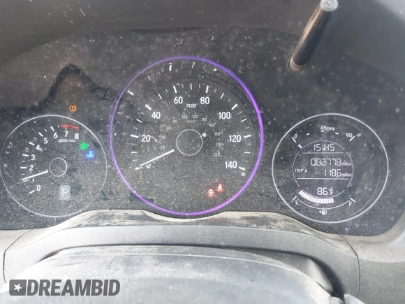 2018 Honda HR-V LX with VIN 3CZRU6H3XJG727005, listed as a IAAI auction lot 41810742 with 82,778 mi miles. Bid and sale history available at carsss.com. Image 7.