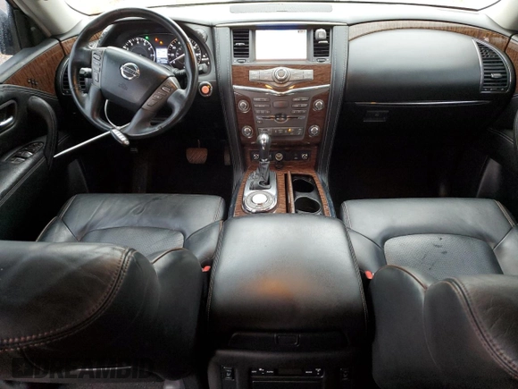 2017 Nissan Armada SL with VIN JN8AY2ND0H9002234, listed as a Copart auction lot 81496094 with 133,976 mi miles and Salvage Title. Bid and sale history available at carsss.com. Image 8.