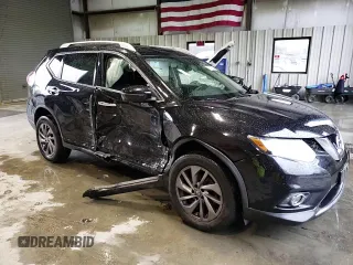 2016 Nissan Rogue SL with VIN 5N1AT2MV9GC738798, listed as a Copart auction lot 52152975 with 76,444 mi miles and Salvage Title. Bid and sale history available at DreamBid. Image 11.