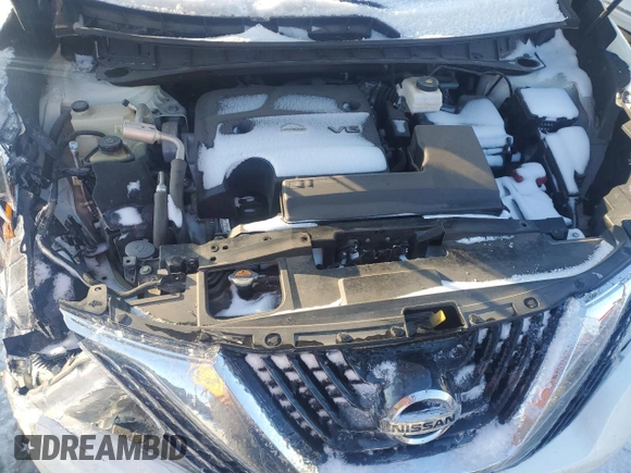 2017 Nissan Murano S z VIN 5N1AZ2MH2HN133570, wystawiony jako Copart lot #87867295 z przebiegiem 106 535 mil mil oraz Nie do naprawy • Non repairable. Historia ofert i sprzedaży dostępna na DreamBid. Obrazek 12.