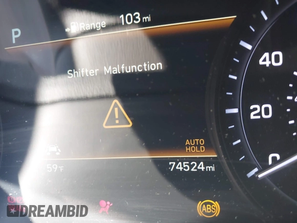 2019 Genesis G80 3.3T Sport with VIN KMTFN4JB6KU326255, listed as a IAAI auction lot 41154949 with 74,524 mi miles. Bid and sale history available at carsss.com. Image 15.