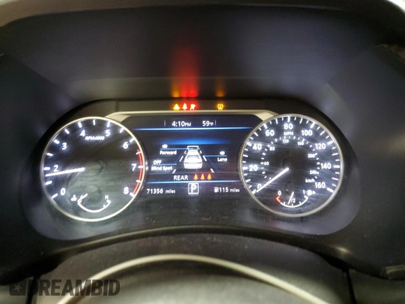 2021 Nissan Sentra SV with VIN 3N1AB8CV2MY279955, listed as a Copart auction lot 49726485 with 71,356 mi miles and Salvage Title. Bid and sale history available at carsss.com. Image 9.