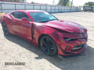 2017 Chevrolet Camaro 2LT with VIN 1G1FD1RS1H0143987, listed as a IAAI auction lot 42011403 with 84,045 mi miles. Bid and sale history available at carsss.com. Image 1.