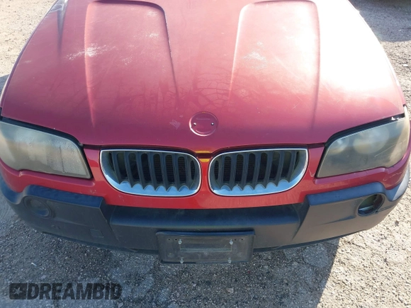 2005 BMW X3 2.5i with VIN WBXPA73495WC50768, listed as a IAAI auction lot 41574034 with 192,627 mi miles. Bid and sale history available at carsss.com. Image 6.