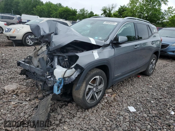 2020 GMC Terrain SLT with VIN 3GKALPEV7LL236357, listed as a Copart auction lot 59584695 with Not provided miles and Non repairable. Bid and sale history available at DreamBid. Image 1.