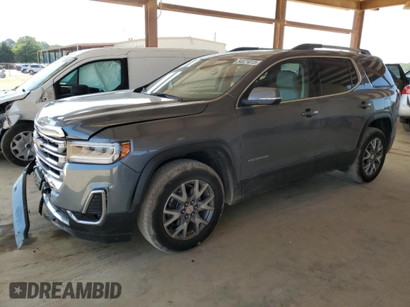 2021 GMC Acadia SLT with VIN 1GKKNML49MZ198616, listed as a Copart auction lot 54521073 with 12,770 mi miles and Salvage Title. Bid and sale history available at DreamBid. Image 1.