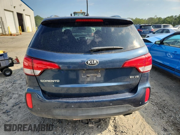 2015 Kia Sorento EX with VIN 5XYKU4A75FG600421, listed as a Copart auction lot 62313175 with 148,000 mi miles and Salvage title. Bid and sale history available at DreamBid. Image 6.