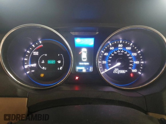 2015 Hyundai Sonata Hybrid Limited with VIN KMHEC4A44FA139665, listed as a Copart auction lot 53496275 with 203,986 mi miles and Salvage Title. Bid and sale history available at carsss.com. Image 9.