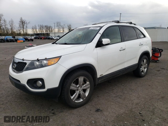 2013 Kia Sorento EX with VIN 5XYKUCA62DG406430, listed as a Copart auction lot 49768465 with 106,438 mi miles and Salvage Title. Bid and sale history available at carsss.com. Image 1.