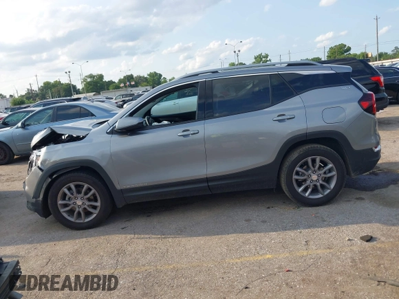2024 GMC Terrain SLT with VIN 3GKALPEG5RL173429, listed as a IAAI auction lot 42384423 with 38,630 mi miles and . Bid and sale history available at DreamBid. Image 14.