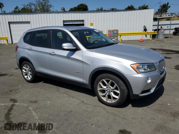 2013 BMW X3 xDrive35i with VIN 5UXWX7C54DL978932, listed as a Copart auction lot 54761135 with 59,042 mi miles and Salvage Title. Bid and sale history available at DreamBid. Image 4.