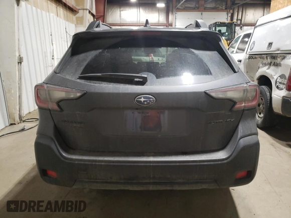 2025 Subaru Outback Onyx Edition with VIN 4S4BTALC7S3119415, listed as a Copart auction lot 43218985 with 2,255 mi miles and Salvage Title. Bid and sale history available at carsss.com. Image 6.