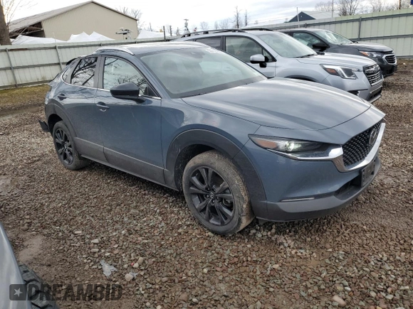 2022 Mazda CX-30 S Preferred with VIN 3MVDMBCLXNM428913, listed as a Copart auction lot 50717155 with 18,622 mi miles and Salvage Title. Bid and sale history available at DreamBid. Image 4.