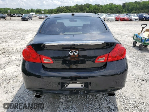 2012 Infiniti G25 Journey with VIN JN1DV6AP2CM812367, listed as a Copart auction lot 55430775 with 120,256 mi miles and Salvage title. Bid and sale history available at DreamBid. Image 6.