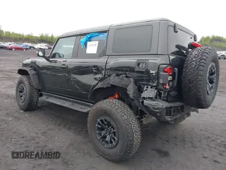 2023 Ford Bronco Raptor with VIN 1FMEE5JR9PLB23222, listed as a IAAI auction lot 42376438 with 7,447 mi miles and . Bid and sale history available at DreamBid. Image 3.