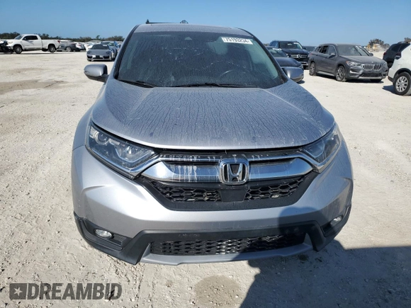 2017 Honda CR-V EX-L with VIN 5J6RW1H88HL000614, listed as a Copart auction lot 75193234 with Not Provided miles and Salvage Title. Bid and sale history available at DreamBid. Image 5.