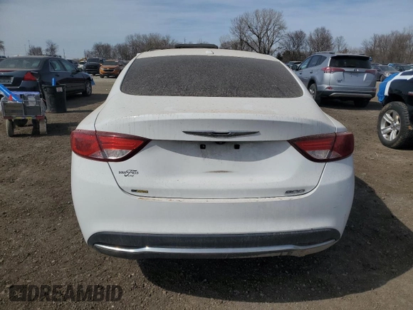 2015 Chrysler 200 Limited with VIN 1C3CCCAB1FN612827, listed as a Copart auction lot 49510185 with 112,217 mi miles and Salvage Title. Bid and sale history available at carsss.com. Image 6.