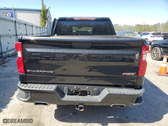 2019 Chevrolet Silverado 1500 RST with VIN 1GCUYEED2KZ119086, listed as a Copart auction lot 50295975 with 47,711 mi miles and Salvage Title. Bid and sale history available at carsss.com. Image 6.