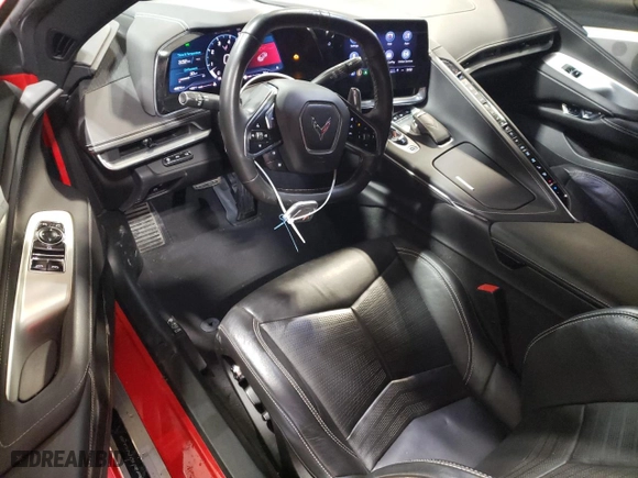 2021 Chevrolet Corvette 2LT with VIN 1G1YB2D45M5114373, listed as a Copart auction lot 45859665 with 40,674 mi miles and Salvage Title. Bid and sale history available at carsss.com. Image 8.