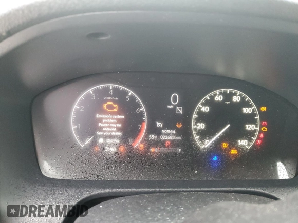 2024 Honda HR-V LX with VIN 3CZRZ1H35RM733313, listed as a Copart auction lot 57573485 with 23,683 mi miles and Salvage title. Bid and sale history available at DreamBid. Image 9.