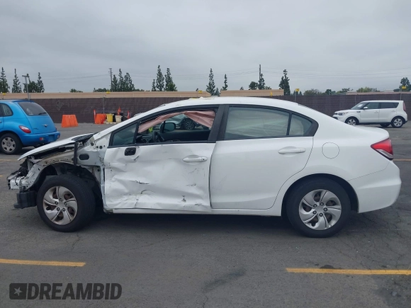 2015 Honda Civic LX with VIN 2HGFB2F53FH561723, listed as a IAAI auction lot 42163448 with 55,704 mi miles. Bid and sale history available at carsss.com. Image 15.
