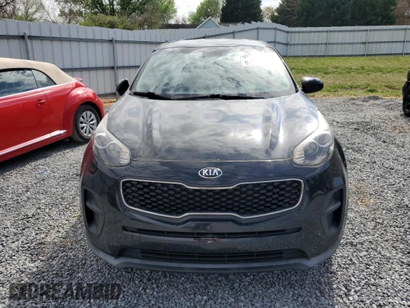 2018 Kia Sportage LX with VIN KNDPM3ACXJ7347096, listed as a Copart auction lot 49955655 with Not Provided miles and Salvage Title. Bid and sale history available at DreamBid. Image 5.