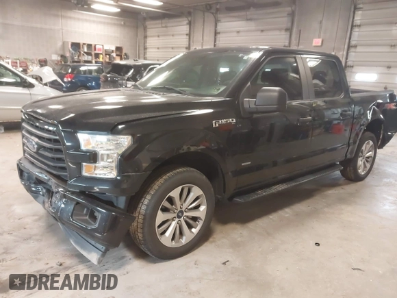 2017 Ford F-150 XL with VIN 1FTEW1CP0HKE06105, listed as a IAAI auction lot 41997875 with 84,174 mi miles and . Bid and sale history available at carsss.com. Image 17.