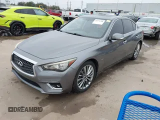 2019 Infiniti Q50 3.0t LUXE with VIN JN1EV7AP6KM511156, listed as a IAAI auction lot 41576308 with 63,620 mi miles. Bid and sale history available at carsss.com. Image 19.