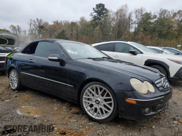 2009 Mercedes-Benz CLK 350 with VIN WDBTK56F19T108220, listed as a Copart auction lot 76782774 with Not Provided miles and Clean Title. Bid and sale history available at DreamBid. Image 4.