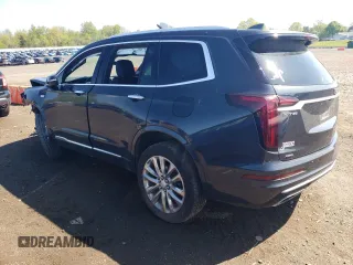 2021 Cadillac XT6 Premium Luxury with VIN 1GYKPDRS5MZ209942, listed as a Copart auction lot 52539124 with 0 mi miles and Salvage Title. Bid and sale history available at carsss.com. Image 2.