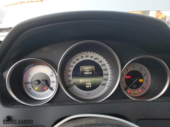 2015 Mercedes-Benz C-Class C 250 with VIN WDDGJ4HBXFG373156, listed as a Copart auction lot 43754385 with 130,610 mi miles and Clean Title. Bid and sale history available at carsss.com. Image 9.