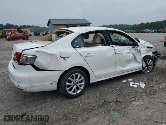 2013 Volkswagen Jetta SE with VIN 3VWDP7AJ4DM362362, listed as a Copart auction lot 62819285 with Not provided miles and Salvage title. Bid and sale history available at DreamBid. Image 3.