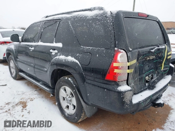 2007 Toyota 4Runner SR5 with VIN JTEZU14R370097985, listed as a IAAI auction lot 41630507 with 222,117 mi miles. Bid and sale history available at carsss.com. Image 3.