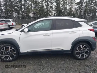 2022 Hyundai Kona Limited with VIN KM8K5CA3XNU811739, listed as a IAAI auction lot 41271588 with 50,007 mi miles and . Bid and sale history available at DreamBid. Image 15.